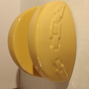 Longaberger Vitrified Pottery Sponge/Soap/Taco Holder In Butternut Color